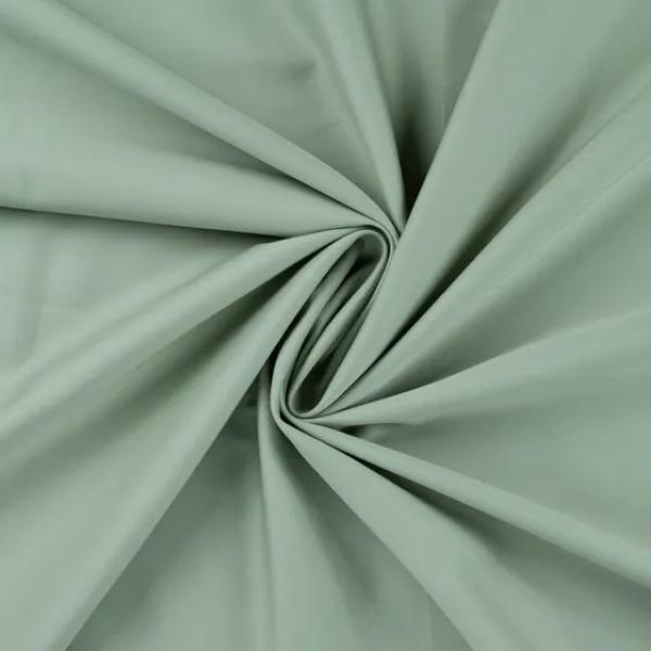 Baumwoll-Satin Dark Dusty Mint, uni